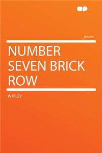 Number Seven Brick Row