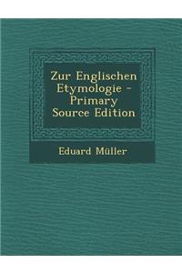Zur Englischen Etymologie