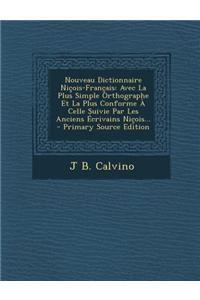 Nouveau Dictionnaire Niçois-Français