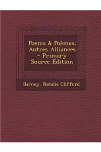 Poems & Poemes; Autres Alliances