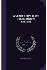 Concise View of the Constitution of England