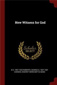 New Witness for God