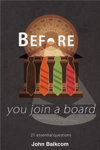 Before You Join a Board