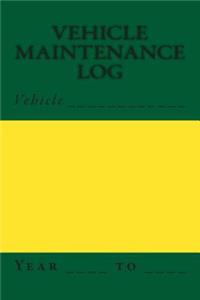 Vehicle Maintenance Log