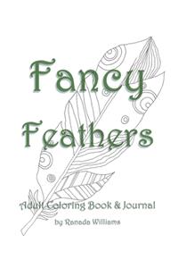 Fancy Feathers Adult Coloring Book and Journal