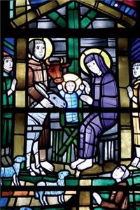 Nativity Scene in Stained Glass Journal