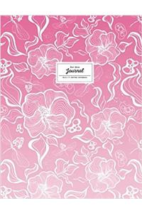 Dot Grid Journal, Floral, Pink Ombre (Flower Journal)