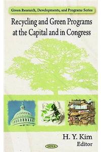 Recycling & Green Programs at the Capital & in Congress
