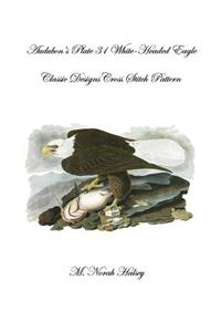 Audubon's Plate 31 White-Headed Eagle Cross Stitch Pattern