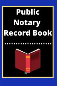 Public Notary Record Book