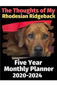 The Thoughts of My Rhodesian Ridgeback