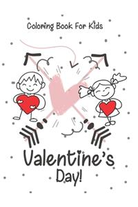 Valentine's Day coloring book for kids