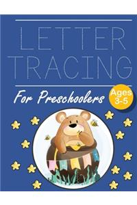 Letter Tracing for Preschoolers cute little bear