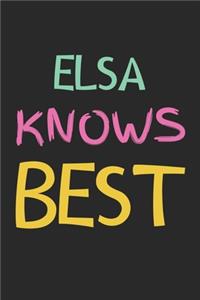 Elsa Knows Best