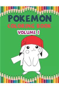 Pokemon Coloring Book Volume 1