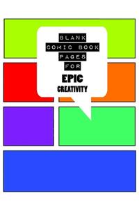 Blank Comic Book Pages For Epic Creativity