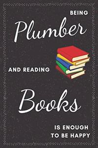 Plumber & Reading Books Notebook