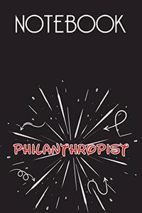 PHILANTHROPIST Notebook, Simple Design