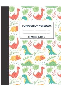 composition notebook with drawing space