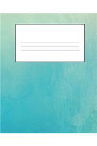 Teal Composition Notebook