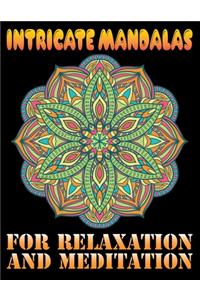 Intricate Mandalas for Relaxation and Meditation