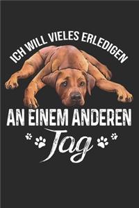 Ich will vieles erledigen an einem anderen Tag