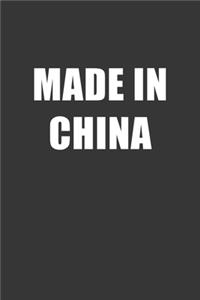 Made In China Notebook