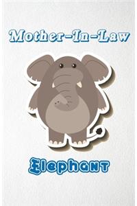 Mother-In-Law Elephant A5 Lined Notebook 110 Pages