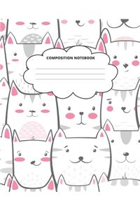 Kitty Composition Notebook