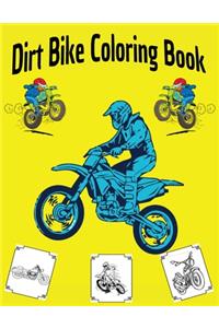 Dirt Bike Coloring Book