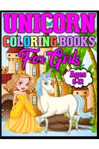 unicorn coloring books for girls ages 8-12