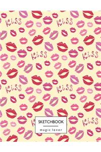 Kiss sketchbook magic lover