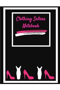 Clothing Sellers Notebook: Composition Style Notebook for Clothing Sellers on Ebay, Poshmark, Mercari and More