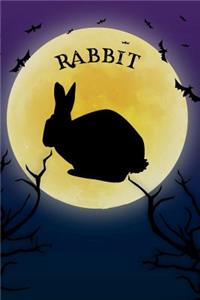 Rabbit Notebook Halloween Journal