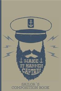 Sailor Composition Notebook