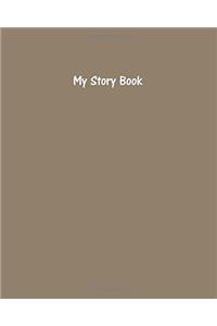 My Story Book Create Your Own Picture Book With Khaki Cover