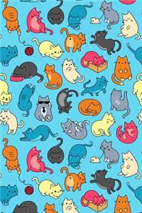Bullet Journal Notebook for Cat Lovers Fun Cat Pattern 9