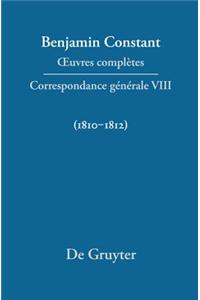 Correspondance GÃ©nÃ©rale 1810-1812