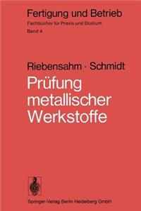 Prüfung Metallischer Werkstoffe