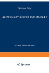 Ergebnisse Der Chirurgie Und Orthopädie