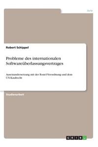 Probleme des internationalen Softwareüberlassungsvertrages