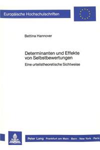 Determinanten Und Effekte Von Selbstbewertungen