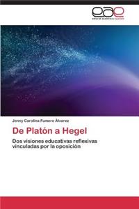 De Platón a Hegel