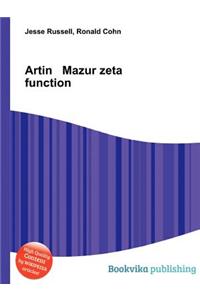 Artin Mazur Zeta Function