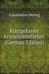 Kurzgefasste Arzneimittellehre