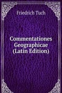 Commentationes Geographicae (Latin Edition)