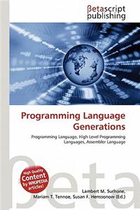 Programming Language Generations