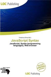 JavaScript Syntax