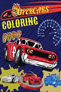 Supercars Coloring Book