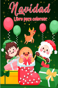 Libro para colorear de Navidad para ninos pequenos y ninos.